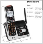 At t Bl102-2 Dect 6 0 2-handset Cordless Phone For Home With Answering Machine