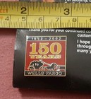 Wells Fargo 150 Years 1852-2002 Employee Lapel Pin W  Original Card