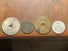 4 Tax Tokens - Kansas  Oklahoma  Louisiana