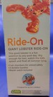 Intex Giant Lobster Inflatable Ride On Pool Toy Raft Float  84  X 54  Ages 3 