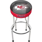 Nfl Team Logo Bar Stool Adjustable Swivel Seat High Back Chair Blitz Football
