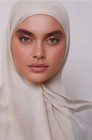 Veiled Modal Hijab - Stone  Size Regular 180x70cm