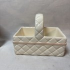 Vintage Avon Ceramic Picnic Basket Gift Collection Collectible Decor New In Box