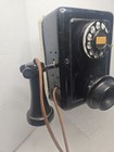 Vintage Western Electric Usa Metal Wall Phone Rotary Dial Mouth Pc Receiver 653a