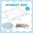 6 Pack Clear Freezer Breast Milk Storage Organizer Flat Breast Milk Freezer S   