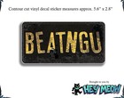 Slasher Horror Movie Jeepers Creepers Beatngu License Plate Vinyl  Decal Sticker