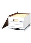 Bankers Box Basic Duty Letter legal File Storage Box With Lids  10 Pack  White