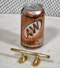 Polished Brass Cleat 4  Hereshoff Style