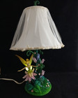 Disney Catalog Tinker Bell  pixie Garden  Lamp   Shade 2004 new    no Box 