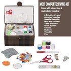 D d Sewing Basket Kit - Sewing Basket Organizer For Needles Thread Tape Measu   