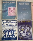 Piano Sheet Music Vintage War Time Lot Of 8 Pcs Military Andrews Sisters Marines