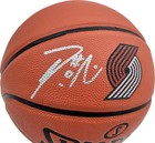 Damian Lillard Signed Spalding Indoor outdoor Basketball Trail Blazers Beckett