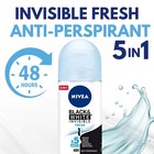  lot Of 24  Nivea Black   White Invisible Fresh Clear Roll-on Deodorant 1 7 Oz 