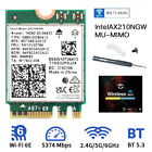 Intel Wifi 6e Ax210 M 2  Wireless Wifi Card Tri-band Bluetooth 5 3 Network Card