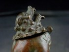 Special Chinese Bronze Hand Made  foo Dog  Incense Burner Gg035
