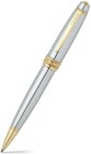 Cross Bailey Medalist 23kt Gold And Polished Chrome Ballpoint Pen New  80 Gift
