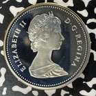 1982 Canada  1 Dollar Lot t5173 Large Silver Coin  Proof  High Grade  Beautiful 
