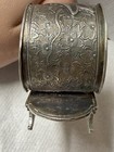 Antique Wilcox Silver Plate Figural Napkin Ring Boy Pulling Sled 01576 Victorian