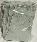 Purely Indulgent 100  Egyptian Cotton Bath Towel Set Harbor Mist Gray