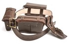 Japanese Arisaka Type 99 Ammunition Pouches  Leather Belt Set And Bayonet Frog