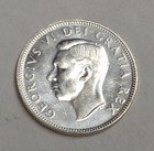 Canada 25 Cents Silver 1949 Uncirculated
