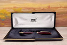 Montblanc Meisterstuck Gold Trim Burgundy Classique 164r Ballpoint Pen