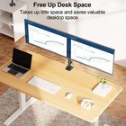 Dual Monitor Mount Fits 1332 Inch 17 6lbs Lcd Screen Computer Monitor Desk Mount