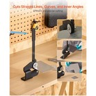 Uimoso Multi-use Bench Top Throatless Metal Shear 16 Gauge  0 06 In  Sheets