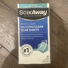 Advanced Clear Silicone Scar Sheets Medical Grade Silicone Strips 1 5  X 3  S   
