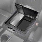 Upgrade Center Console Safe Lock Vault W  Led   Tray For 2014-2021 Toyota Tundra