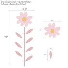 Lambs   Ivy Daisy Dreams Flower Growth Chart Wall Decals stickers