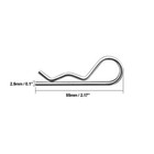 20 Pcs R-shaped Cotter Pins Heavy Duty Pins For Lawn Mowers
