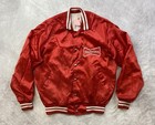 Vintage 90s Budweiser Bud King Of Beers Satin Jacket Anheuser Busch Size M