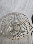 Vintage Wire Egg Basket W handle Primitive Farmhouse Farm Ranch Country Unique