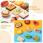  15pcs Small Resin Food Model Realistic Faux Food Toy Kitchen Display Fake Food