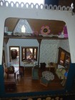 Dollhouse 1 12 Scale Wooden Vintage With Extras  Wood 
