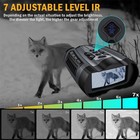 Night Vision Zoom Binoculars Hd Portable Hunting Telescope Optics Hiking Outdoor