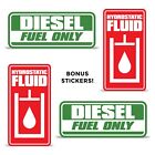 Safety Decal Kit For Brush Bandit Wood Chipper Stickers English   Spanish Uv 7yr