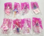 Mcdonalds 2001 Barbie   Friends Figurines Happy Meal Toys Complete Set Of 8 New