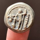 Rare Ancient Roman Bronze Denarius Coin Of Juluis Caesar Depcting Ceres