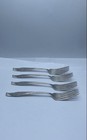 Wallace Rose Point Sterling Silver Salad Fork Set 4 Pieces 6 5 