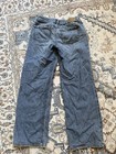 Abercrombie Kids Girls Low Rise Baggy Light Wash Denim Jeans 11 12 Reg Length
