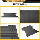 Tpe Truck Bed Mat Cargo Liner Compatible With Chevy Silverado Gmc Sierra 1500
