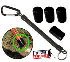 4 Black Pinpointer Cap Tip Protector With Lanyard - Fits Garrett Propointer At
