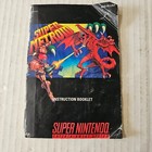 Super Metroid Super Nintendo Snes Manual Instruction Only - Poor