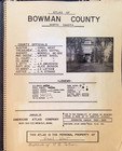1965 Or 1966 Atlas Bowman County North Dakota Spiral Bound American Atlas Co