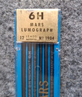 Staedtler Mars 6h Lumograph Leads   1904 - New In Pack - 12 Leads