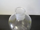 Vtg Antique 9  Glass Medical Laboratory Pyrex Apothecary Bottle Jar No Stopper