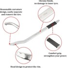 Tire Iron Spoon  Bead Lifting Tool  Mount Demount Lever Pry Bar  Rim Pryer  With