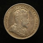 Canada 1902 H 25 Cents - Silver - Edward Vii - Axf Wow Attractive Toning 